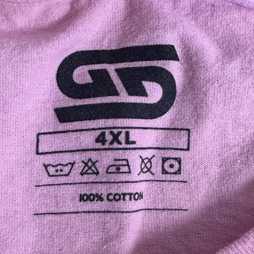 4XL  Gamersupps Waifu Pink T-Shirt‎